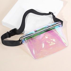 Clear Iridescent Beach Bum Bag Fanny Pack